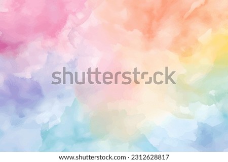 Watercolor vector colorful abstract background Royalty-Free Stock Photo #2312628817