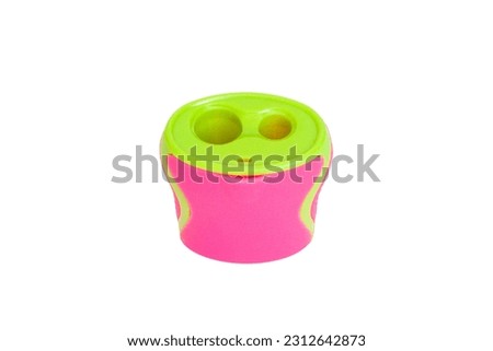 Pencil sharpener on a white background