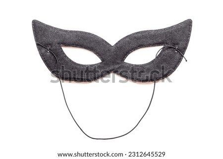 Masquerade mask on a white background