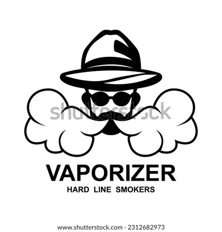 Vape Shop Logo Design Concept Vector. Vaping Logo Design Template