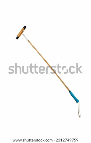 Polo mallet on white isolated background. Royalty-Free Stock Photo #2312749759