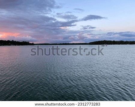 Long Lake Minnesota in Hubbard County Royalty-Free Stock Photo #2312773283