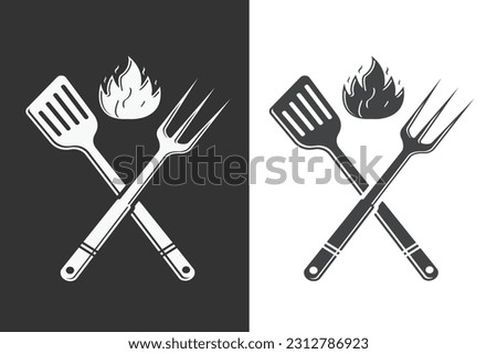 Fork Vector, Cooking Fork Silhouette, Restaurant Equipment, Cooking Equipment, Clip Art, Utensil, Silhouette, illustration

