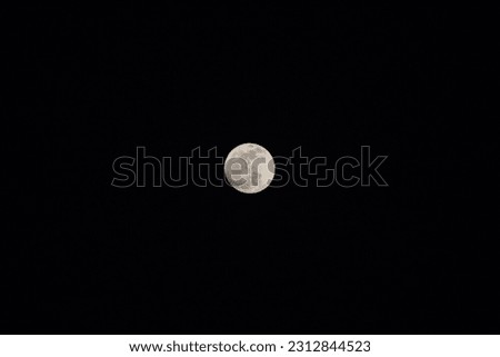 The Moon. Moon from India. Moon at Purnima 
