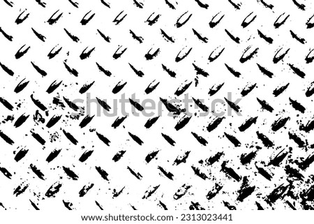 Grunge black and white texture background (Vector). Use for decoration, aging or vintage layer