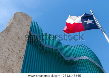 Texas Flag waving under blue sky, Health and Safety, Texas Health, Government, First Responders, Healthcare, Medical, Current Events, Political