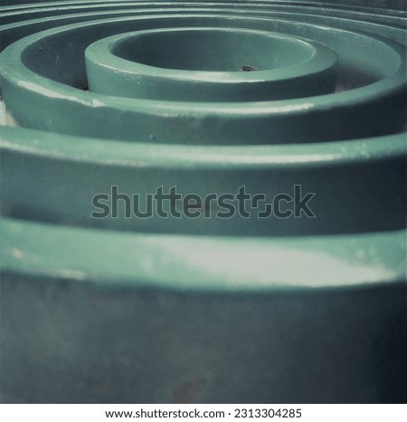 Abstract texture pattern background of iron circle