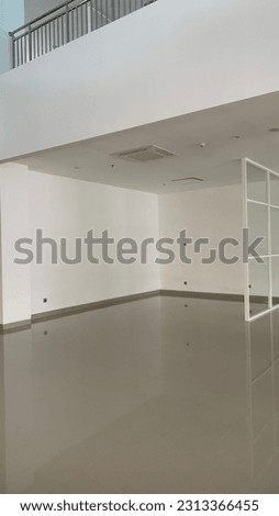 liminal space empty white room