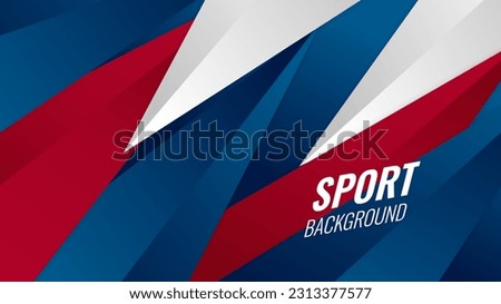 Colorful dynamic motion on blue and red background.