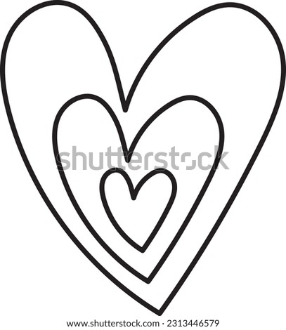 vector, heart, love, icon, symbol, background, valentine, romantic, shape, graphic, design, set, illustration,