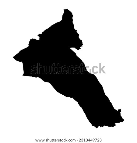 Cynon Valley map, district of Wales. Vector illustration.
