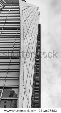 The great towers of Lyon, all in black and white Royalty-Free Stock Photo #2313675563
