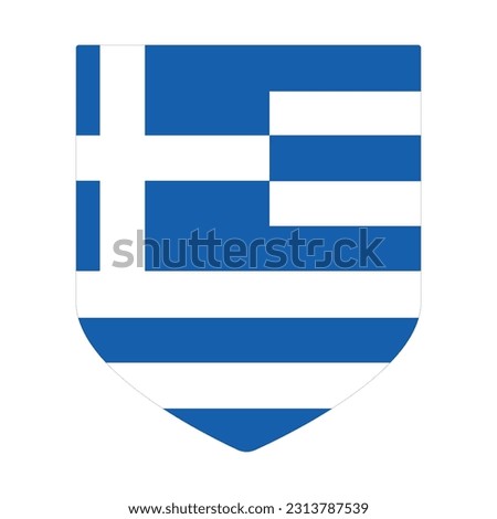 Greek flag. The national flag of Greece