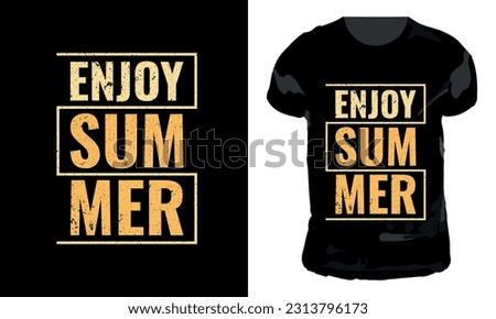 Summer T-shirt Design. Custom T-shirt Design.