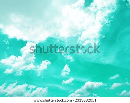 Clear weather - pictures of clouds in the blue sky-C