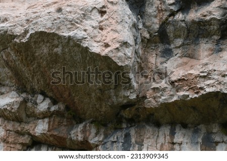 Stone texture of a rock or mountain, background, selective focus