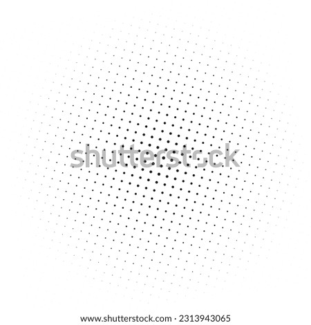 Pattern with circles, halftone dotted backdrop. Comic background. Pop art style. Vector illustration