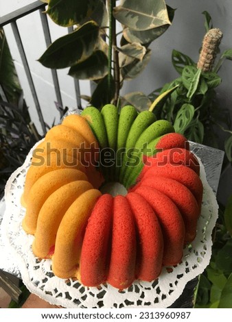 Sweet, beautiful and beautiful birthday cake dish