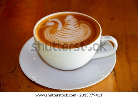 Coffee cappuccino , Pictures for Coffee Shops, coffee cup top view
