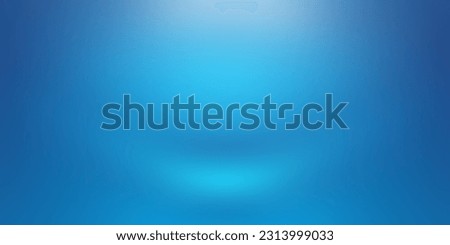 Abstract Luxury gradient Blue background. Smooth Dark blue with Black vignette Studio Banner - by art home Royalty-Free Stock Photo #2313999033
