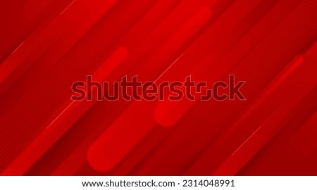 Abstract red diagonal geometric shape background with shiny lines. Modern rounded lines design elements. Suit for poster, banner, brochure, corporate, presentation, website, flyer. Vector illustration