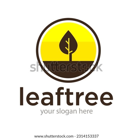 Tree Idea Logo Design Illustration