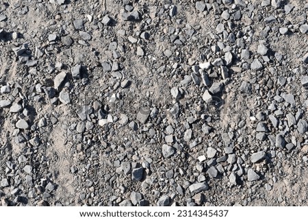Gravel Texture on Ground of Hiking Trail  Royalty-Free Stock Photo #2314345437