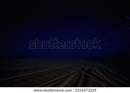 Stars in Siwa Oasis desert, Siwa Oasis, Egypt