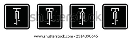Bicycle sign area icon. Bicycle icon, vector illustration
