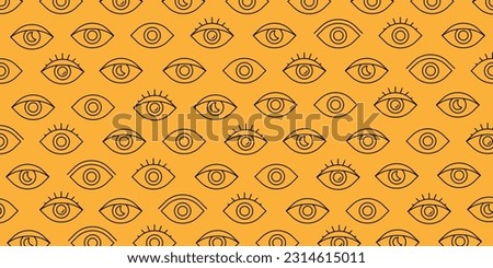 Eye symbol pattern. Vintage background design