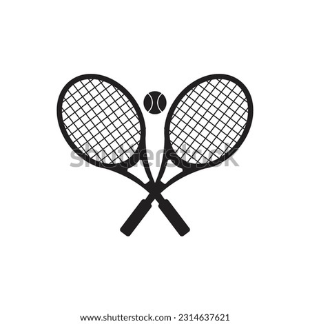 racket icon design template vector isolated