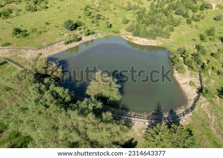 Spil mountain pond - lake. Manisa - Turkey
