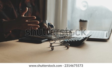 Online payment,businessman hands holding credit card and using laptop for online shopping. Cyber Monday Concept