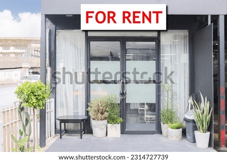 Small shops for rent for commercial purposes. vacant building for rent business area