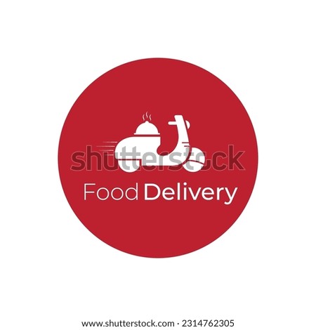 Food Delivery Icon Vector Design.
