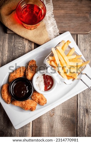 Nuggets food photos. Chicken nugget photography for restaurant and cafe menu. Fast food, chicken wings pictures