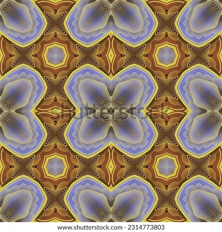 Beautiful seamless textured abstract background in purple brown and yellow colors