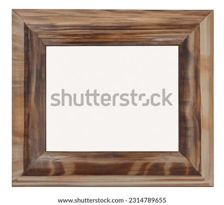 Photo frame isolated on white background with clipping path