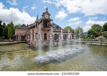 Fountain in Kawaguchiko Music Forest Museum Royalty-Free Stock Photo #2314903189