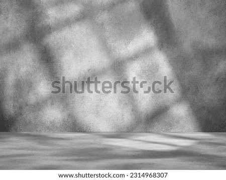Gray concrete background with window light Royalty-Free Stock Photo #2314968307