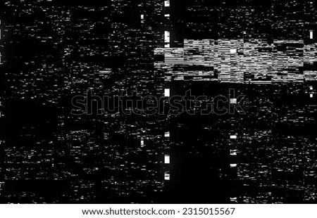 Old Tv, computer glitch error effect, overlay. Royalty-Free Stock Photo #2315015567