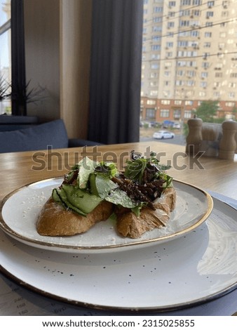 Eat tasty and yummy food at the restaurant with my pal Royalty-Free Stock Photo #2315025855