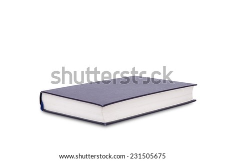 Open book isolated white background Royalty-Free Stock Photo #231505675