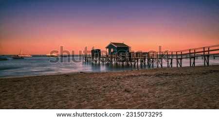 a beautiful sunset on shelly beach