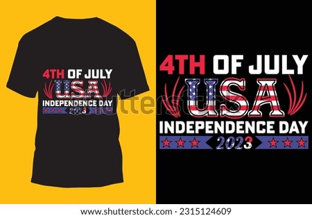 independence day t-shirt design vector art