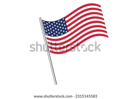 American Flag Images-vector free download 