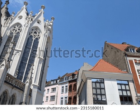 French church in the city Roubaix. Royalty-Free Stock Photo #2315180011