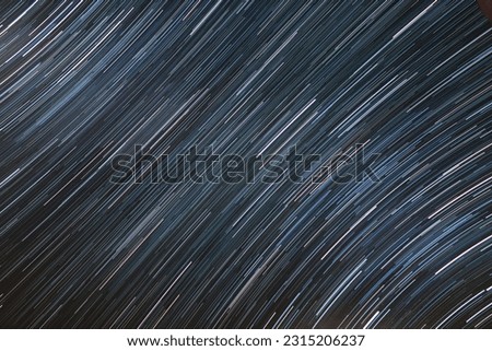 Long exposure of the dancing Stars under the Namibian sky