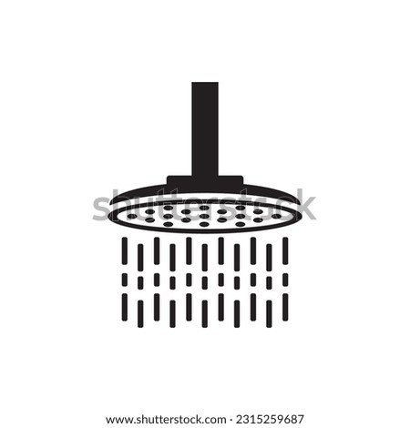 shower icon design vector isolated