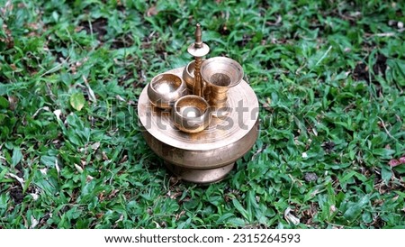 The traditional tool, appropriately named tepak sirih, belongs to the Indonesian Rejang Lebong tribe Royalty-Free Stock Photo #2315264593